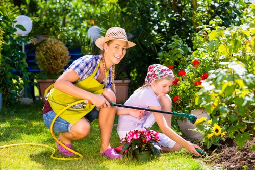 Clean and revitalized exterior surfaces post pressure washing